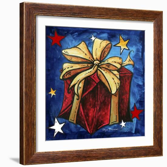 Red Present-Megan Aroon Duncanson-Framed Giclee Print