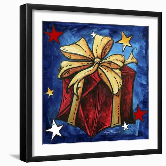 Red Present-Megan Aroon Duncanson-Framed Giclee Print