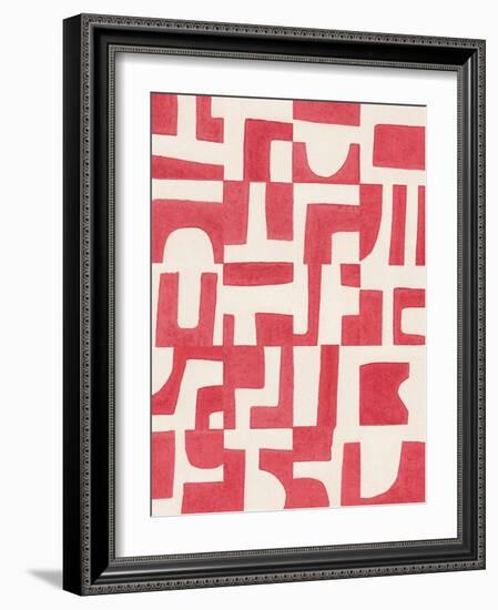 Red Puzzle-Alisa Galitsyna-Framed Photographic Print