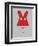 Red Rabbit Multilingual Poster-NaxArt-Framed Art Print