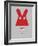 Red Rabbit Multilingual Poster-NaxArt-Framed Art Print