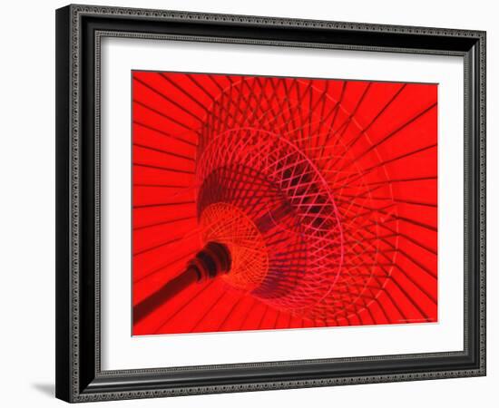 Red Radial, Japan-Shin Terada-Framed Photographic Print