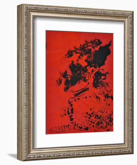 Red Red and Black-Vaan Manoukian-Framed Art Print