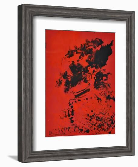 Red Red and Black-Vaan Manoukian-Framed Art Print