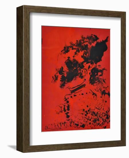 Red Red and Black-Vaan Manoukian-Framed Art Print