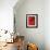 Red Red and Black-Vaan Manoukian-Framed Art Print displayed on a wall