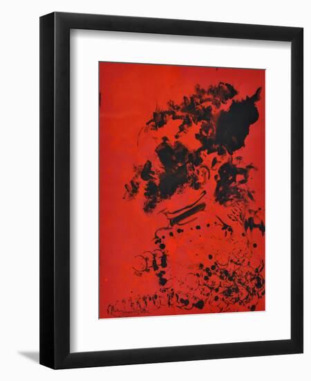 Red Red and Black-Vaan Manoukian-Framed Art Print