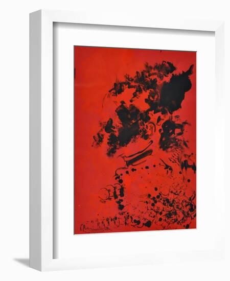 Red Red and Black-Vaan Manoukian-Framed Art Print