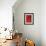 Red Red and Black-Vaan Manoukian-Framed Art Print displayed on a wall