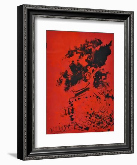 Red Red and Black-Vaan Manoukian-Framed Art Print