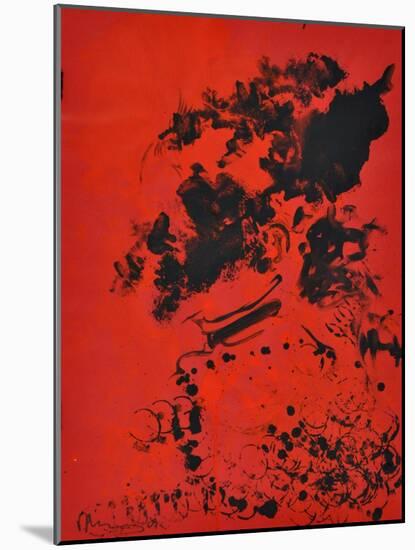 Red Red and Black-Vaan Manoukian-Mounted Art Print