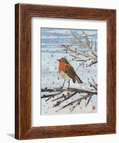 Red, Red Robin-Kirstie Adamson-Framed Giclee Print