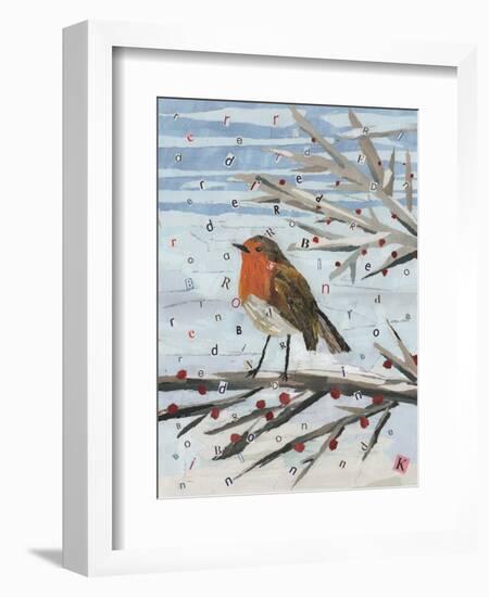 Red, Red Robin-Kirstie Adamson-Framed Giclee Print