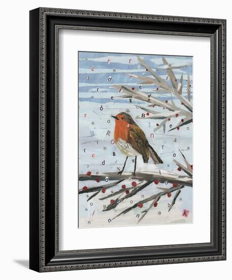 Red, Red Robin-Kirstie Adamson-Framed Giclee Print