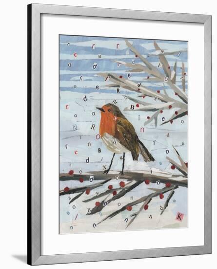 Red, Red Robin-Kirstie Adamson-Framed Giclee Print