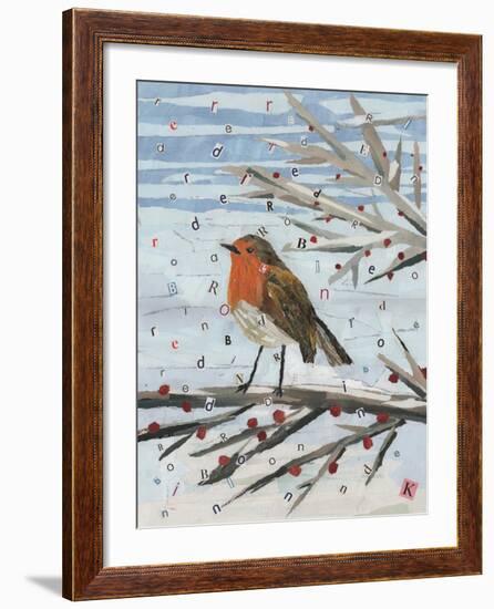 Red, Red Robin-Kirstie Adamson-Framed Giclee Print