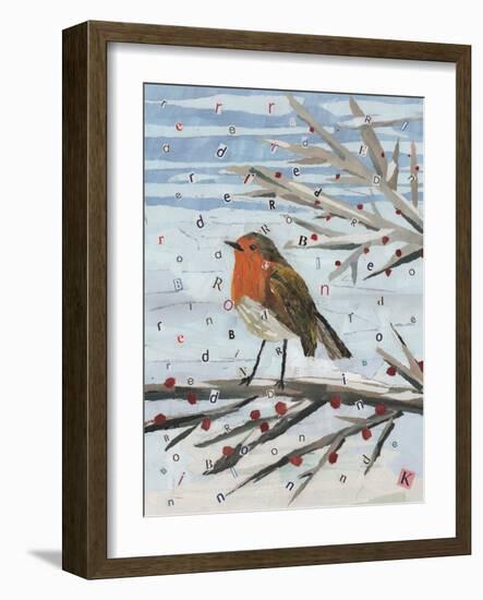 Red, Red Robin-Kirstie Adamson-Framed Giclee Print