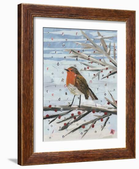 Red, Red Robin-Kirstie Adamson-Framed Giclee Print