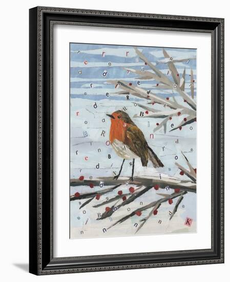 Red, Red Robin-Kirstie Adamson-Framed Giclee Print