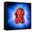 Red Ribbon, AIDS Awareness, Artwork-Christian Darkin-Framed Premier Image Canvas