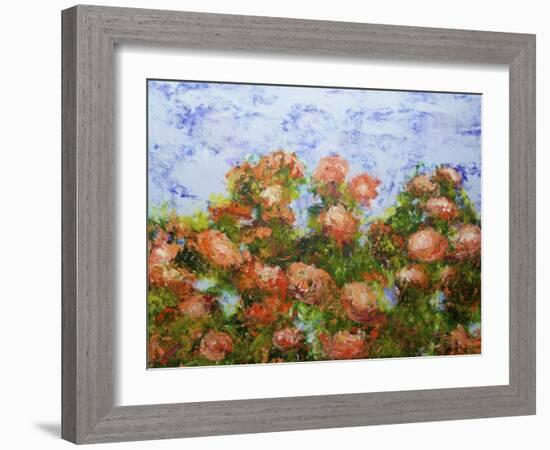 Red Ribbon Roses-Allan Friedlander-Framed Art Print