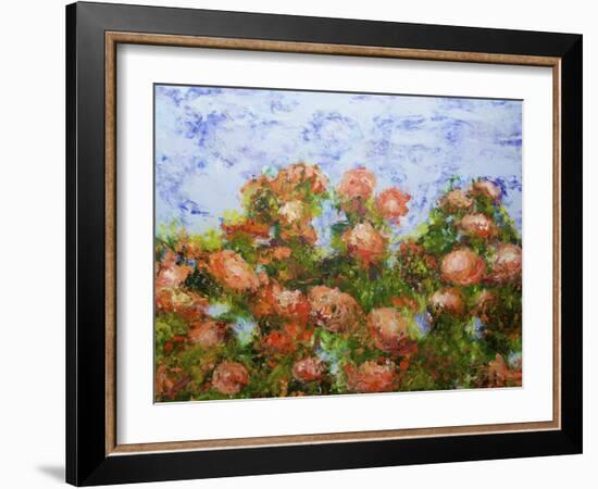 Red Ribbon Roses-Allan Friedlander-Framed Art Print