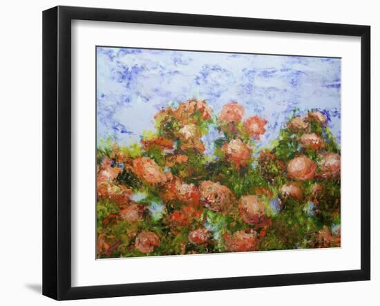 Red Ribbon Roses-Allan Friedlander-Framed Art Print