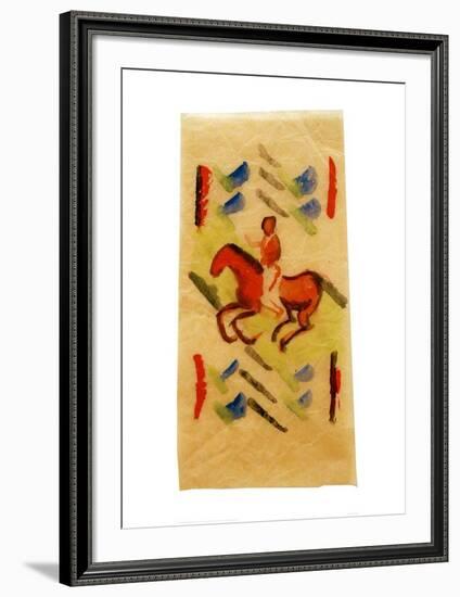 Red Rider, 1913-Wassily Kandinsky-Framed Giclee Print