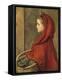 Red Riding Hood (A Portrait of Effie Millais, the artist's daughter)-John Everett Millais-Framed Premier Image Canvas