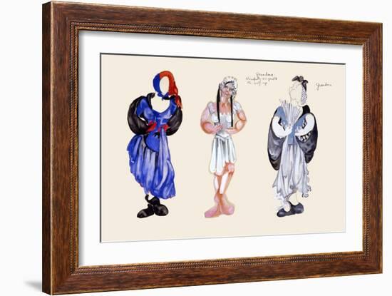 Red Riding Hood Grandmother-Zelda Fitzgerald-Framed Art Print