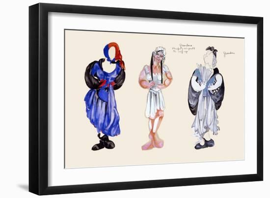 Red Riding Hood Grandmother-Zelda Fitzgerald-Framed Art Print