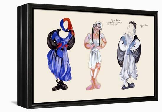 Red Riding Hood Grandmother-Zelda Fitzgerald-Framed Stretched Canvas