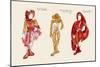 Red Riding Hood paper Doll-Zelda Fitzgerald-Mounted Art Print