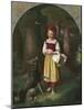 Red Riding Hood: 'Rothkaeppchen'-Eduard Steinbruck-Mounted Giclee Print