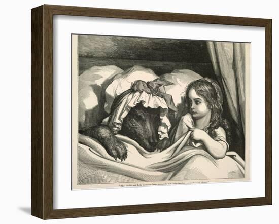 Red Riding Hood-Gustave Doré-Framed Giclee Print