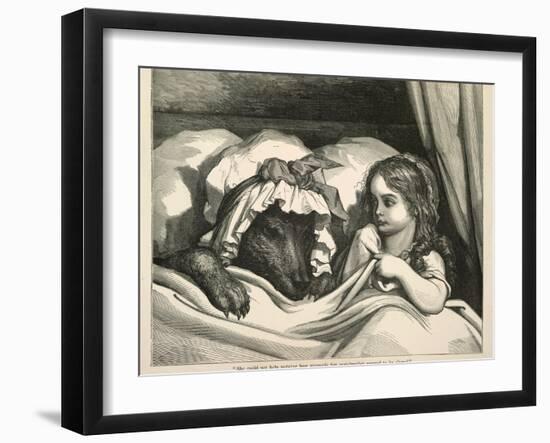 Red Riding Hood-Gustave Doré-Framed Giclee Print