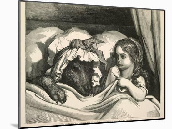 Red Riding Hood-Gustave Doré-Mounted Giclee Print