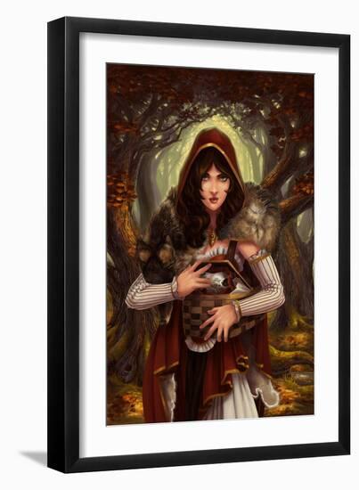 Red Riding Hood-Lantern Press-Framed Art Print