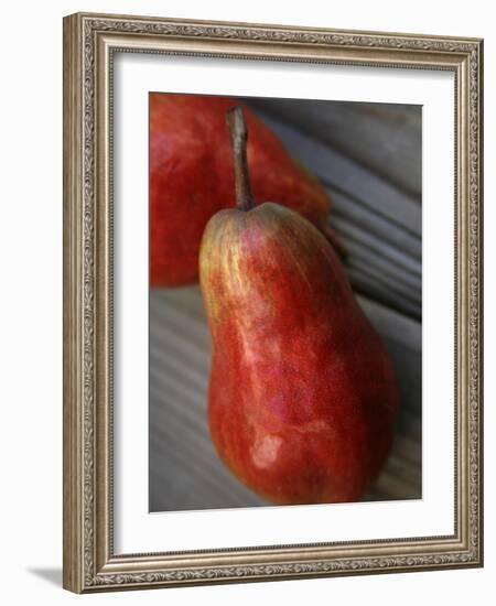 Red Ripe Pear II-Nicole Katano-Framed Photo