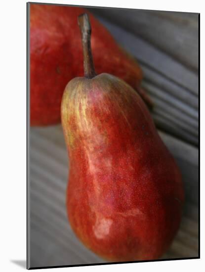 Red Ripe Pear II-Nicole Katano-Mounted Photo