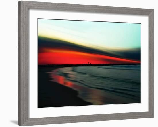 Red Ripple-Josh Adamski-Framed Photographic Print