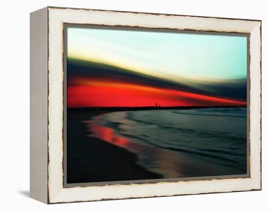 Red Ripple-Josh Adamski-Framed Premier Image Canvas