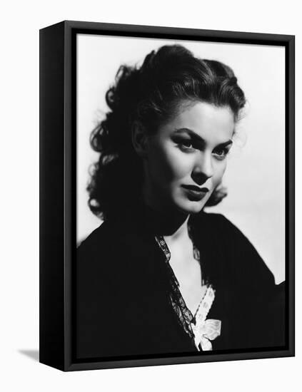 RED RIVER, 1948 directed by HOWARD HAWKS Joanne Dru (b/w photo)-null-Framed Stretched Canvas