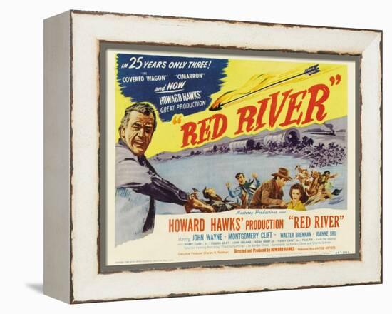 Red River, 1948-null-Framed Stretched Canvas