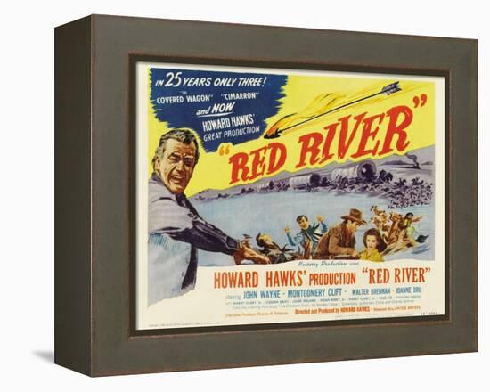 Red River, 1948-null-Framed Stretched Canvas