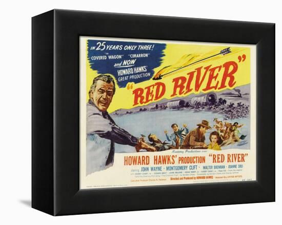 Red River, 1948-null-Framed Stretched Canvas