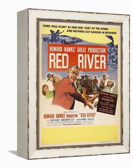 Red River, 1948-null-Framed Stretched Canvas