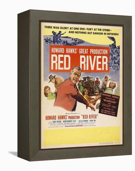 Red River, 1948-null-Framed Stretched Canvas