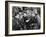 Red River, from Left: Noah Beery Jr., Montgomery Clift, Walter Brennan, 1948-null-Framed Photo