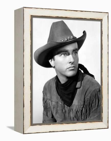 Red River, Montgomery Clift, 1948-null-Framed Stretched Canvas